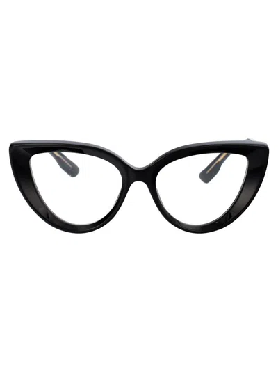 Gucci Gg1530o Linea Rivets 001 Glasses In 001 Black Black Transparent