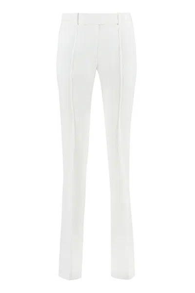 Michael Kors Straight-leg Trousers In White