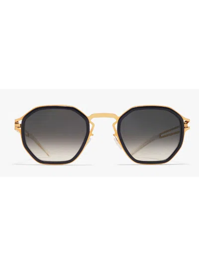 Mykita Gia Sunglasses In _glossy Gold/milky