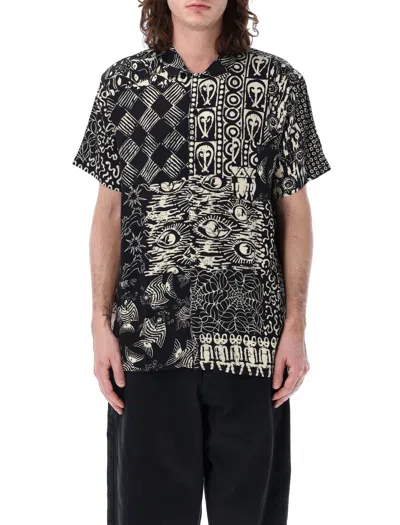 Ymc You Must Create Malick Shirt In Black Multi