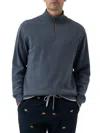 Rodd & Gunn Men's Alton Ave Quarter-zip Sweater In Heather Blue