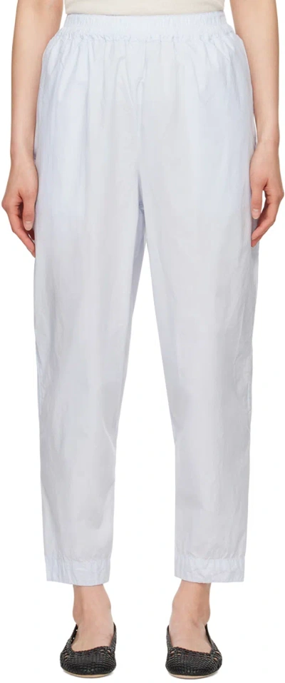 Toogood The Acrobat Tapered Trousers In Poplin Porcelain