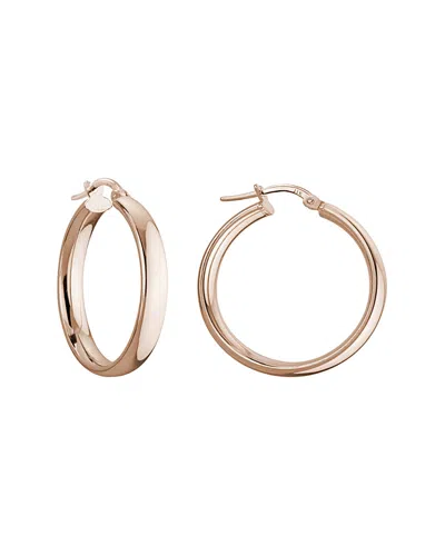 Italian Silver Rose Gold Vermeil Earrings