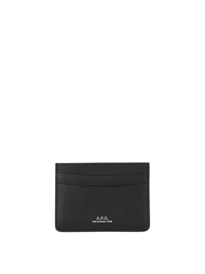 Apc A.p.c. "andre" Card Holder In Blue