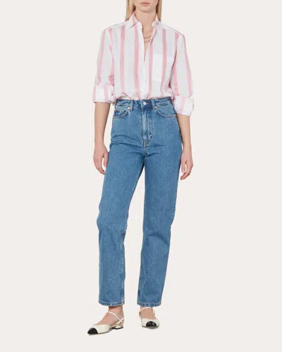 With Nothing Underneath Women's The Boyfriend Weave Shirt In Pink