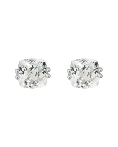 Diamond Select Cuts 14k 2.50 Ct. Tw. White Topaz Earrings