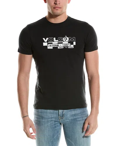Volcom Slap Dash T-shirt In Black