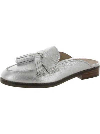 Vionic Reagan Womens Tassel Mules In Silver