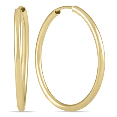 Sselects 21mm Endless Hoop Earring 14k Yellow Gold