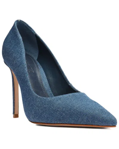 Schutz Lou Denim Pump In Blue