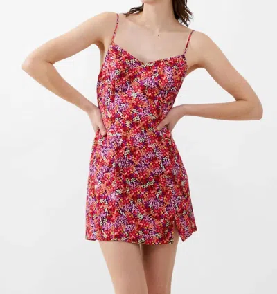 French Connection Andrea Mini Dress In Azalea