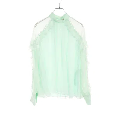 Emilio Pucci Blouse Silk Frill In Multi