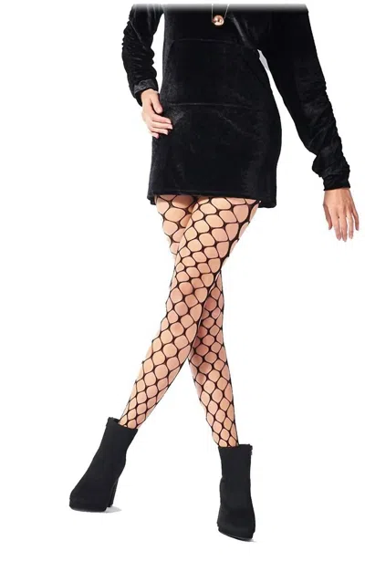 Pretty Polly Very Large Net Tight In Black