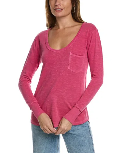 Grey State Top In Pink