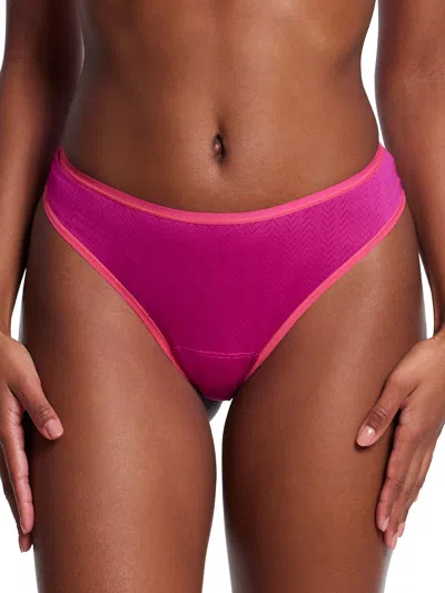 Hanky Panky Movecalm™ Natural Rise Thong In Pink