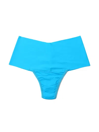Hanky Panky Breathesoft™ High Rise Thong In Blue