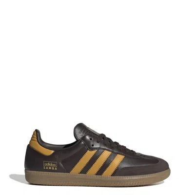 Adidas Originals Samba Og Shoes In Dbrown/preyel/gum4