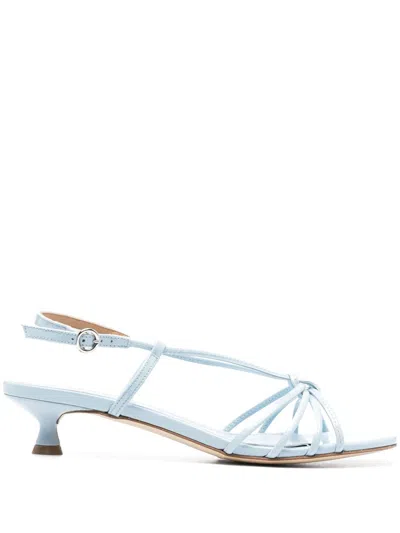 Aeyde Rhonda Patent Calf Leather Powderblue Shoes