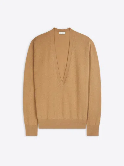 Dries Van Noten 03530-tars 8719 W.k.sweater Clothing In Brown