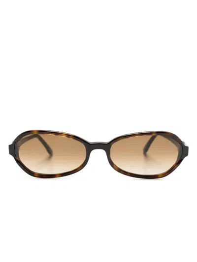 Our Legacy Drain Sunglasses In Brown
