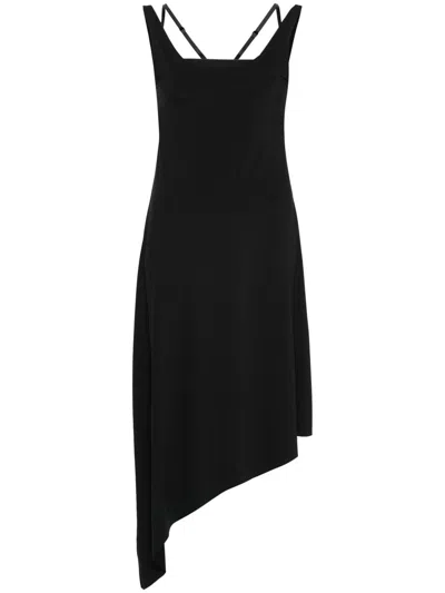 Our Legacy Hang Dress Clothing In Black Super Sport Jersey