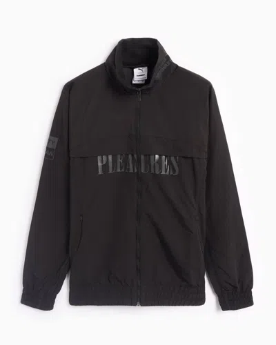 Puma X Pleasures Cellerator Track Jacket In  Black