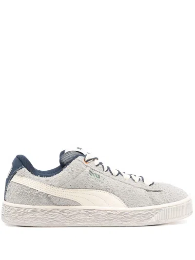 Puma Xl Skateserve Suede Trainers In Cool Light Grey