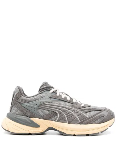 Puma Velophasis Sd Panelled Sneakers In Grey