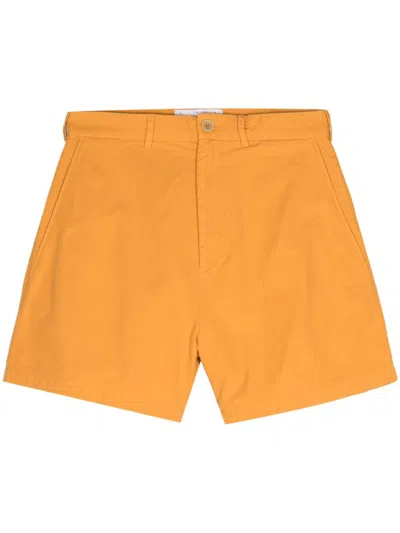 Ranra Canvas Bermuda Shorts In Yellow & Orange