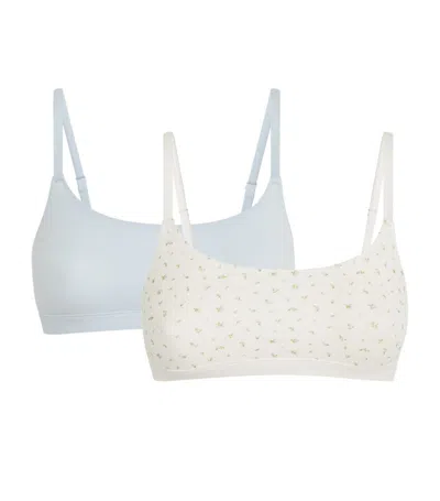 Skims Fits Everybody Bralette (pack Of 2) In Blue