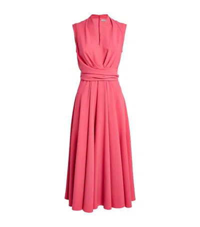E.stott Sleeveless Lyra Midi Dress In Pink