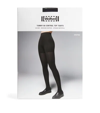 Wolford Tummy 66 Control Top Tights In Black