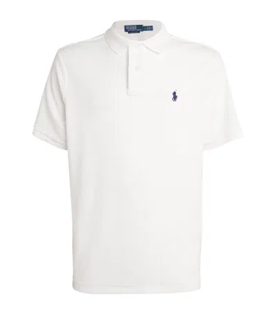 Polo Ralph Lauren Terry Towelling Polo Shirt In White