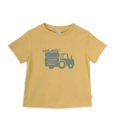 Knot Farmers Market Short-sleeve T-shirt In Yellow