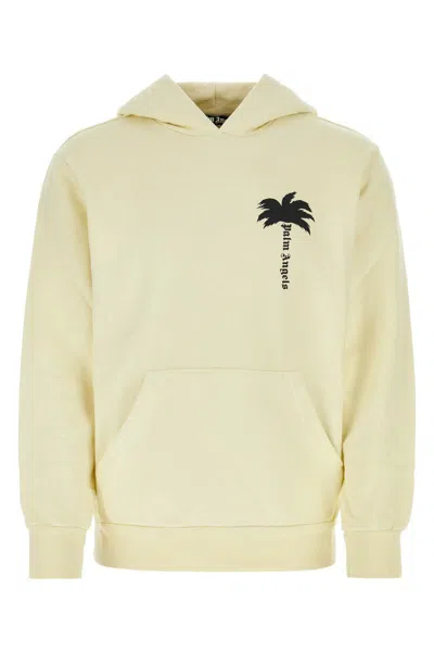 Palm Angels Sweatshirts In Offwhite