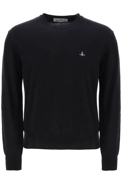 Vivienne Westwood Cotton Alex Pullover Sweater In Black