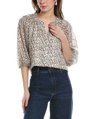 Vince Camuto Raglan Blouse In Beige