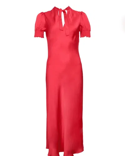 Ines De La Fressange Women's Cerise Cocktail Dress In Pink In Red