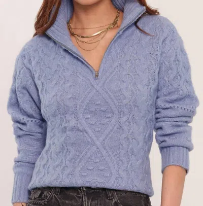 Heartloom The Reena Sweater In Peri In Blue