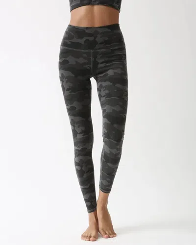 Electric & Rose Sunset Leggings In Camo Shadow In Grey