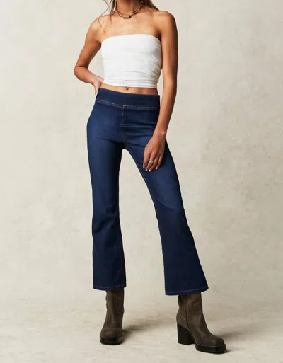 Free People In My Feelings Cropped Jeans In Lilibet Blue