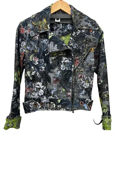 Petit Pois By Viviana G Sport Jacket With Mesh Lining In Black In Multi