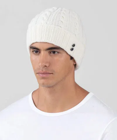 Ron Dorff Men's Telemark Beanie In Off White In Beige