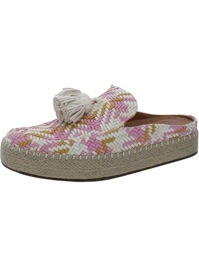 Gentle Souls By Kenneth Cole Renie Womens Woven Slip On Mules In Multi