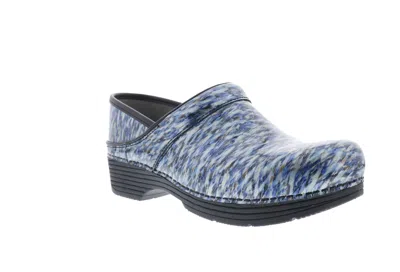 Dansko Women's Xp 2.0 Pro Clog Shoes In Blue Waves In Grey