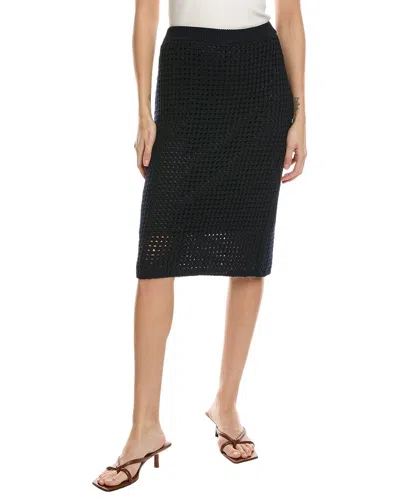 Theory Textured Skirt In Black