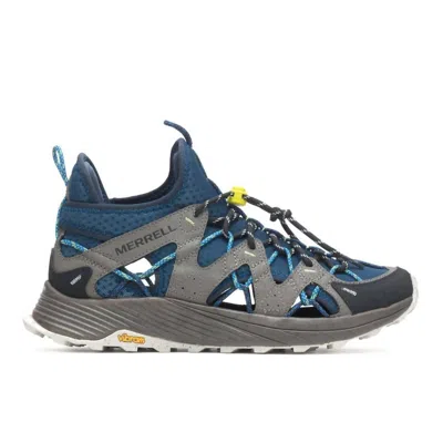 Merrell Men's Moab Flight Sieve Shoes In Poseidon In Grey