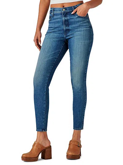 Lucky Brand Womens High-rise Ankle Skinny Jeans In Blue