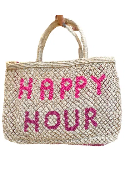 The Jacksons Women's Happy Hour Bag In Natural, Pink And Lilac In White