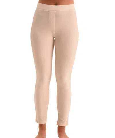 French Kyss Mid Rise Jegging In Oatmeal In Beige